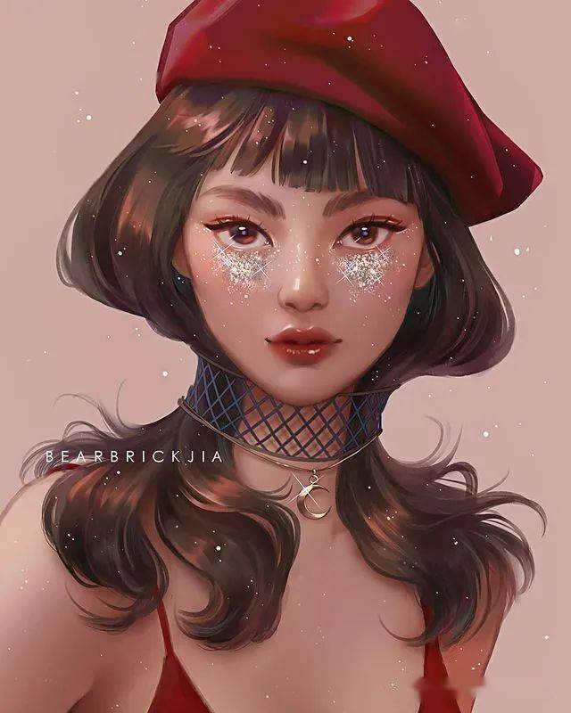 插画karmenloh甜美而梦幻收集世间温柔去见你