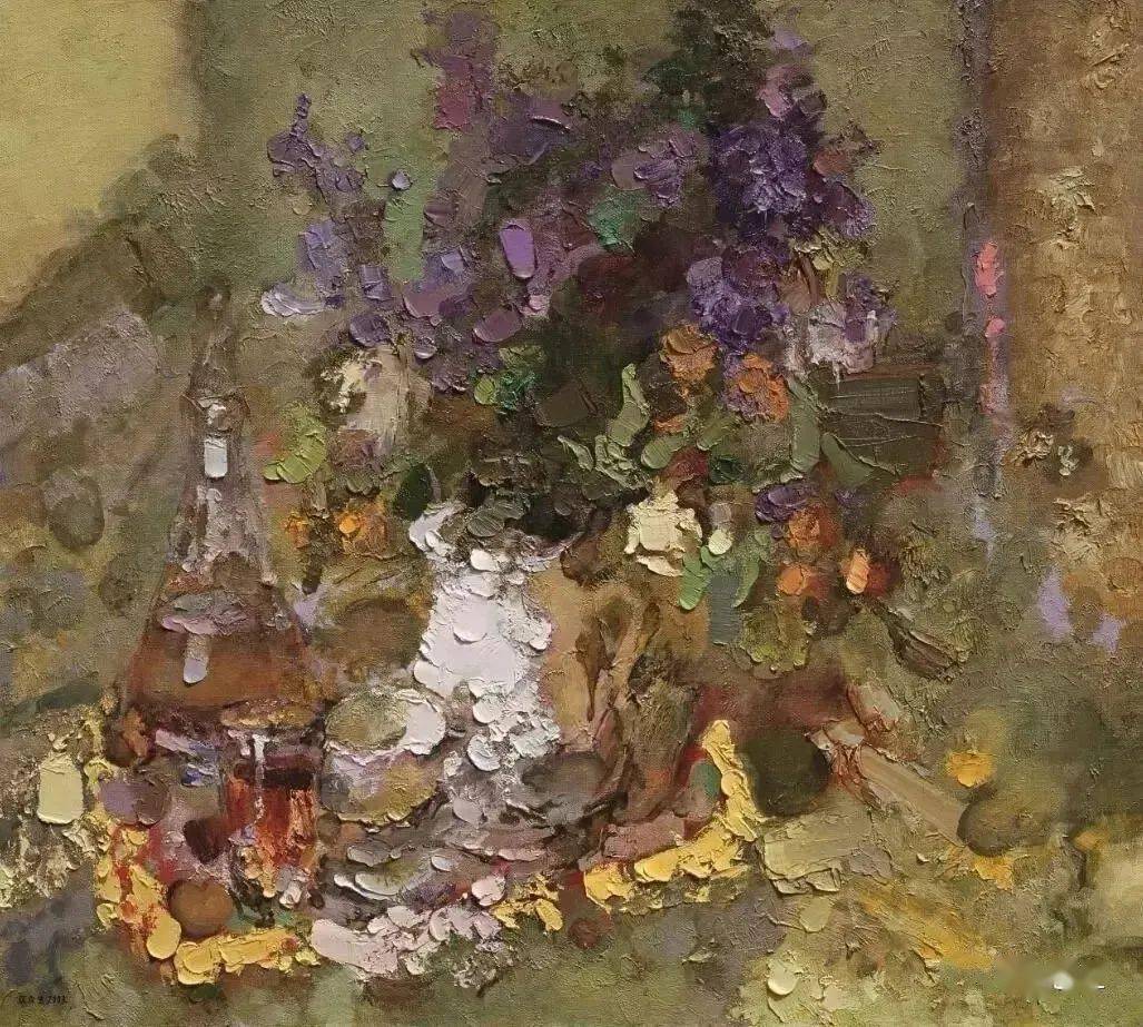 扣人心弦的色彩张京生油画里的音律