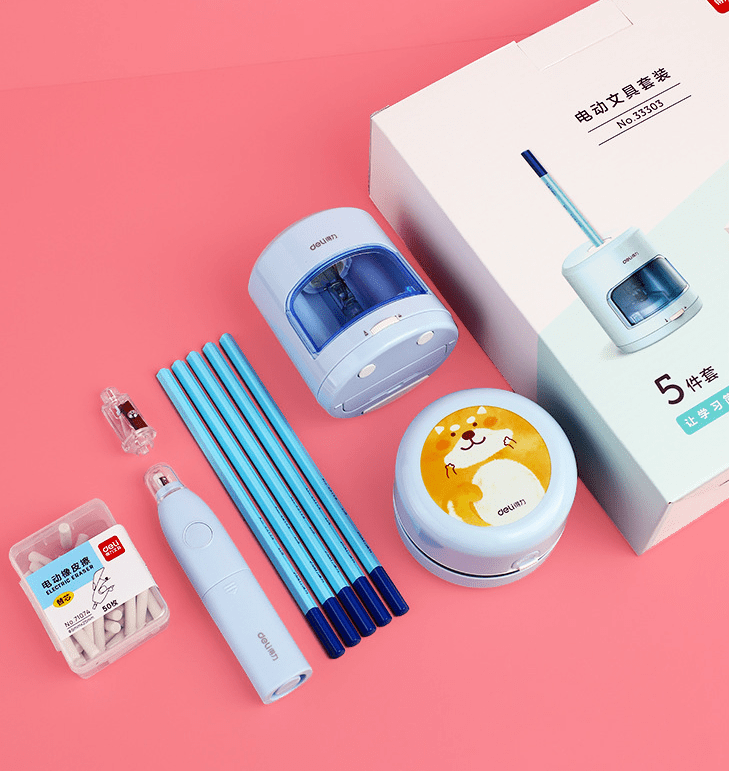 得力黑科技文具省时省力5秒削出一支好铅笔