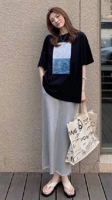 夏装搭配图片:18套夏日清爽韩系穿搭,随便一穿都好看!