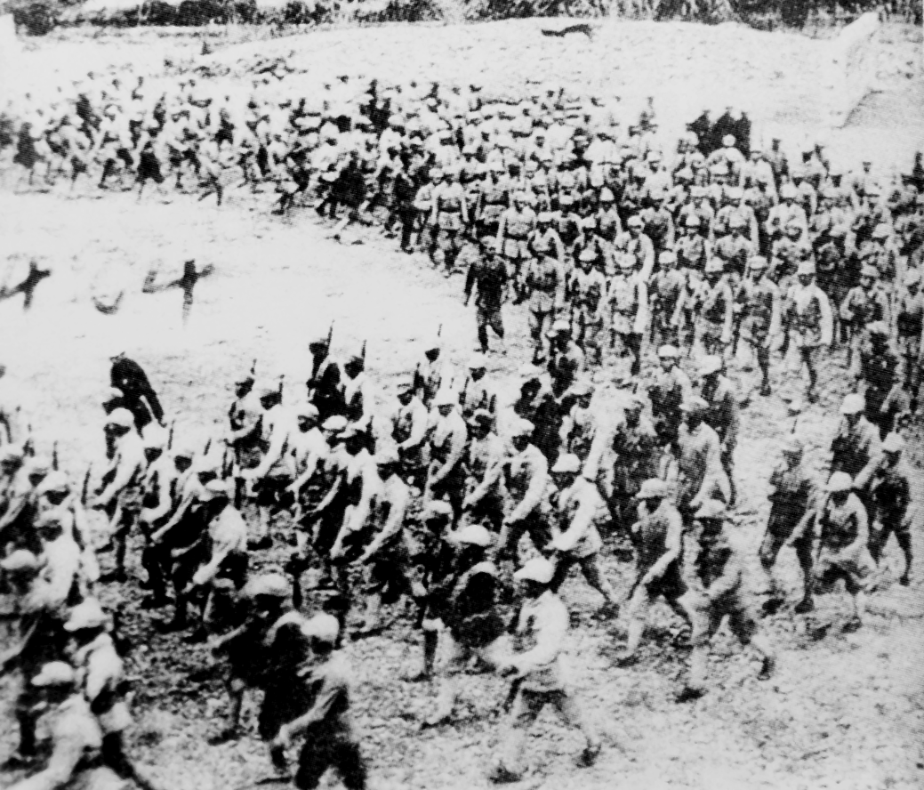 新四军第4师举行追悼彭雪枫师长大会-中国抗日战争-图片