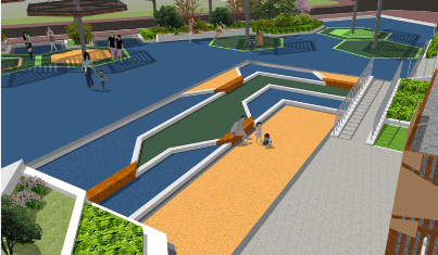 资讯12000米健身步道民心河沿线景观再提升