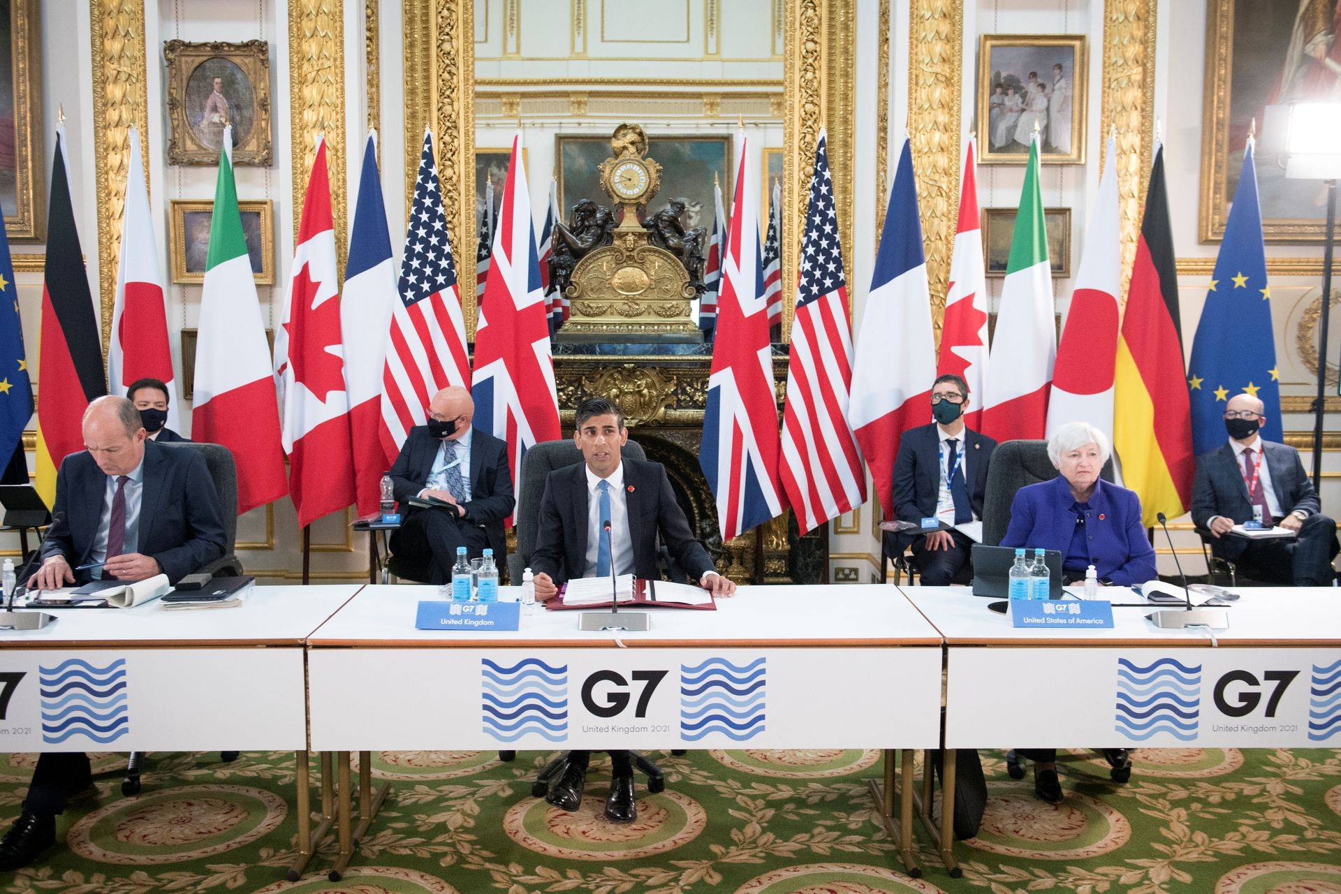 g7达成历史性协议同意15全球最低企业税率