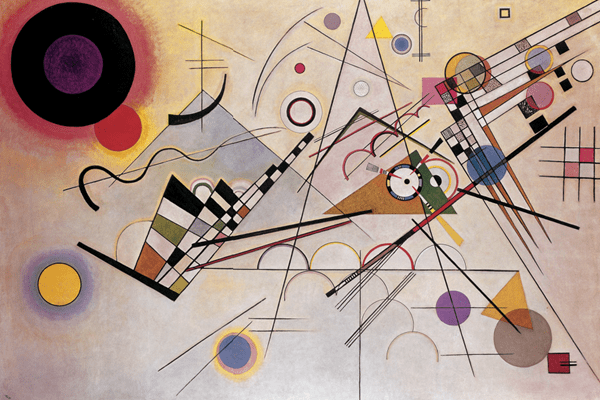 康定斯基执教包豪斯时期的作品:计算,秩序,设计,冷静