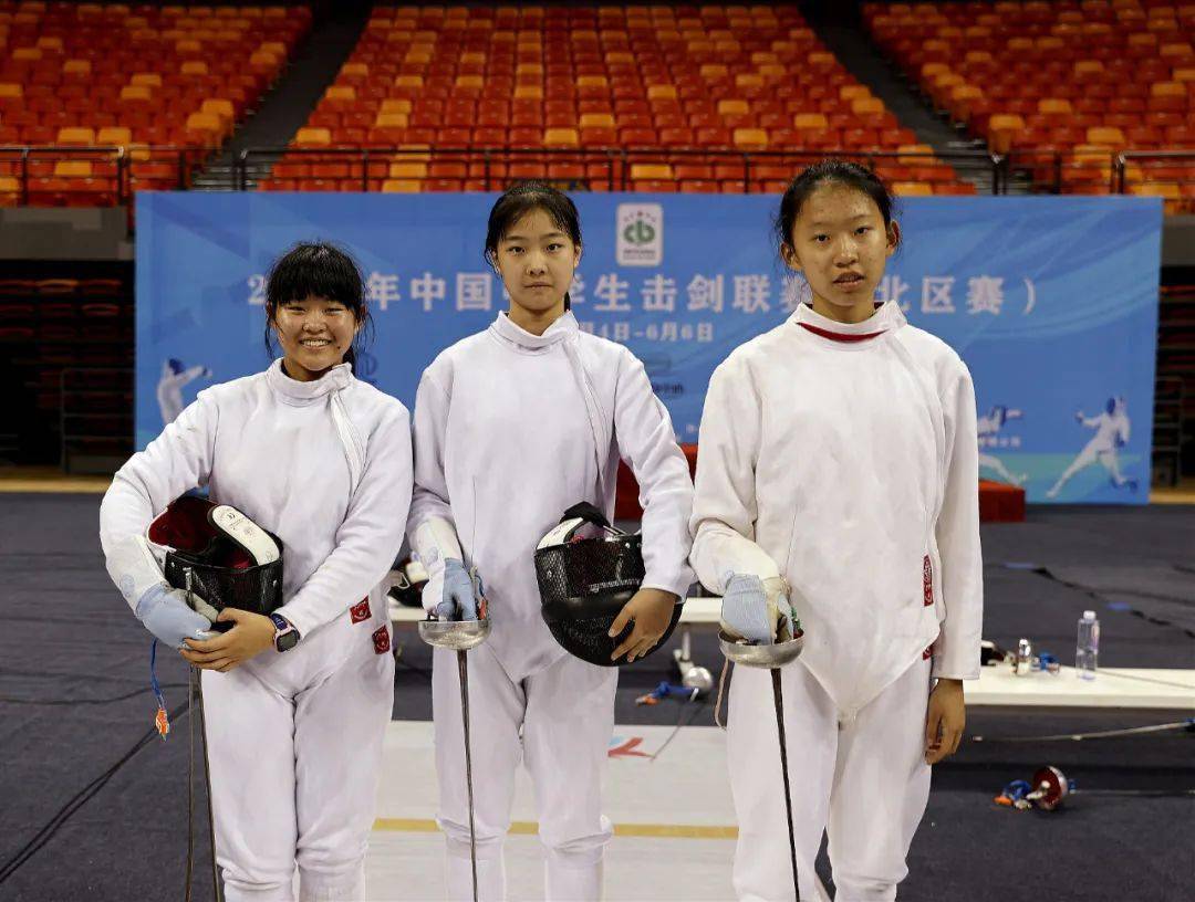 2021年中国中学生击剑联赛北区赛图集初中高中团体赛