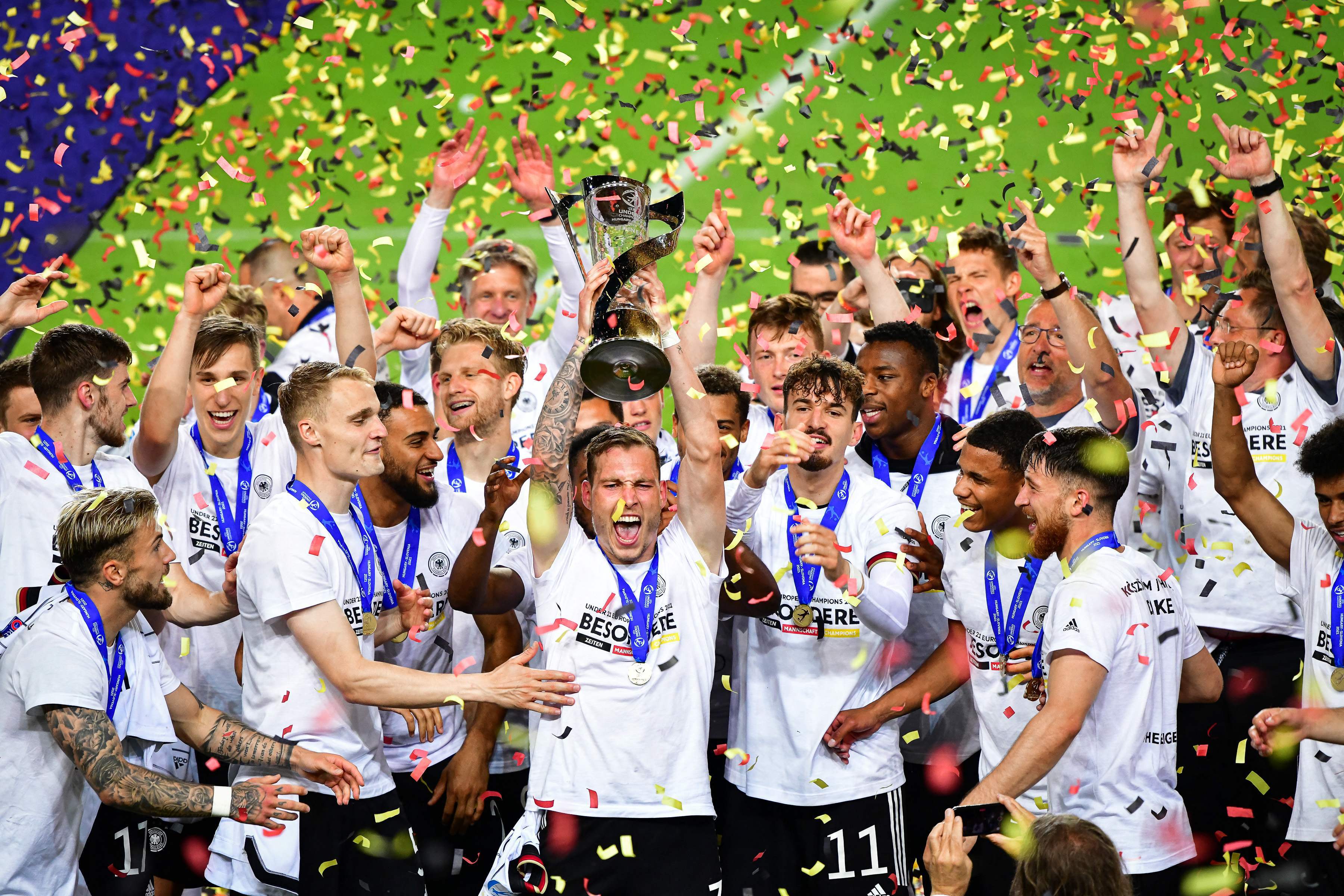足球——u21欧青赛:德国队夺冠
