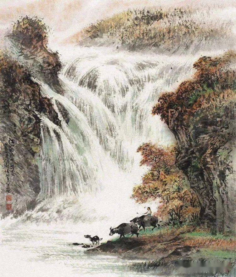 艺术的万水千山汪观清山水画作品赏析