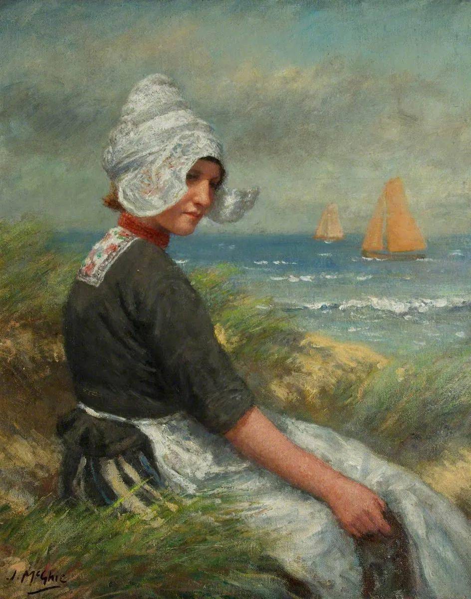 苏格兰画家约翰麦基的油画艺术作品