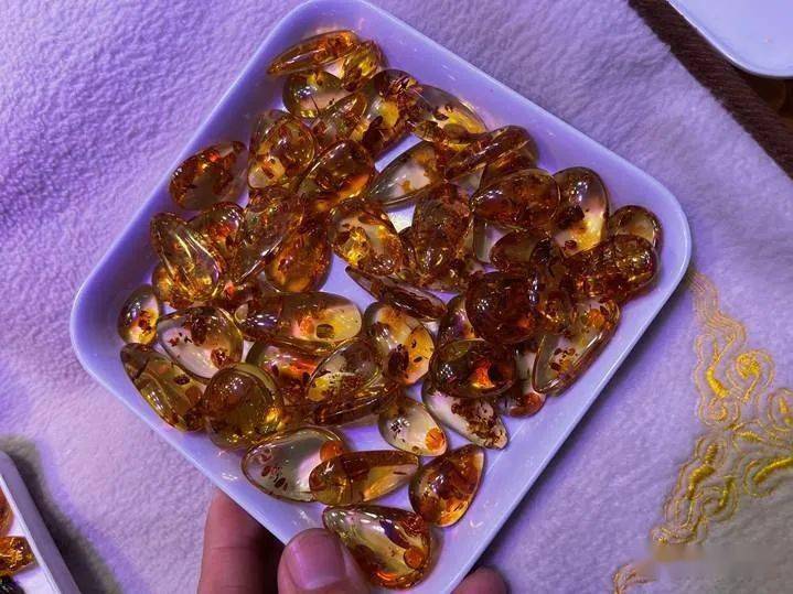 于谦家的琥珀包了一只长颈鹿琥珀真的万物皆可包吗