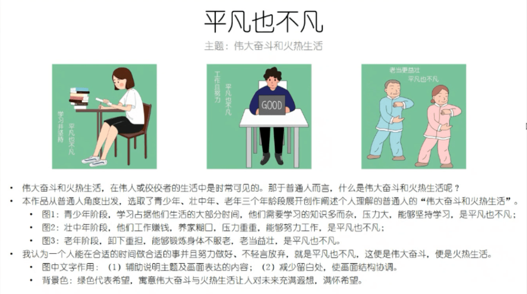 美术学院 18视传李曦《新时代青年居青春力量追求火热生活创美好未来