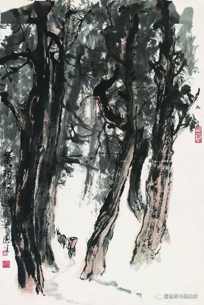 注重神韵的塑造浙派大师周沧米山水画作品欣赏