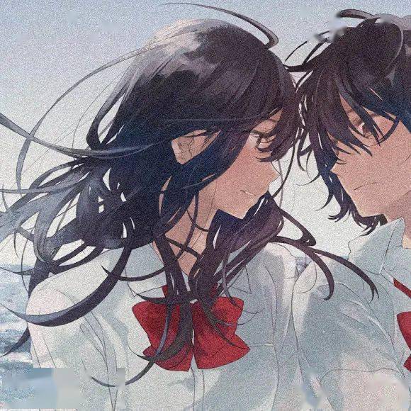 唯美两人闺蜜头像吸一口黄昏吃掉一块斜阳