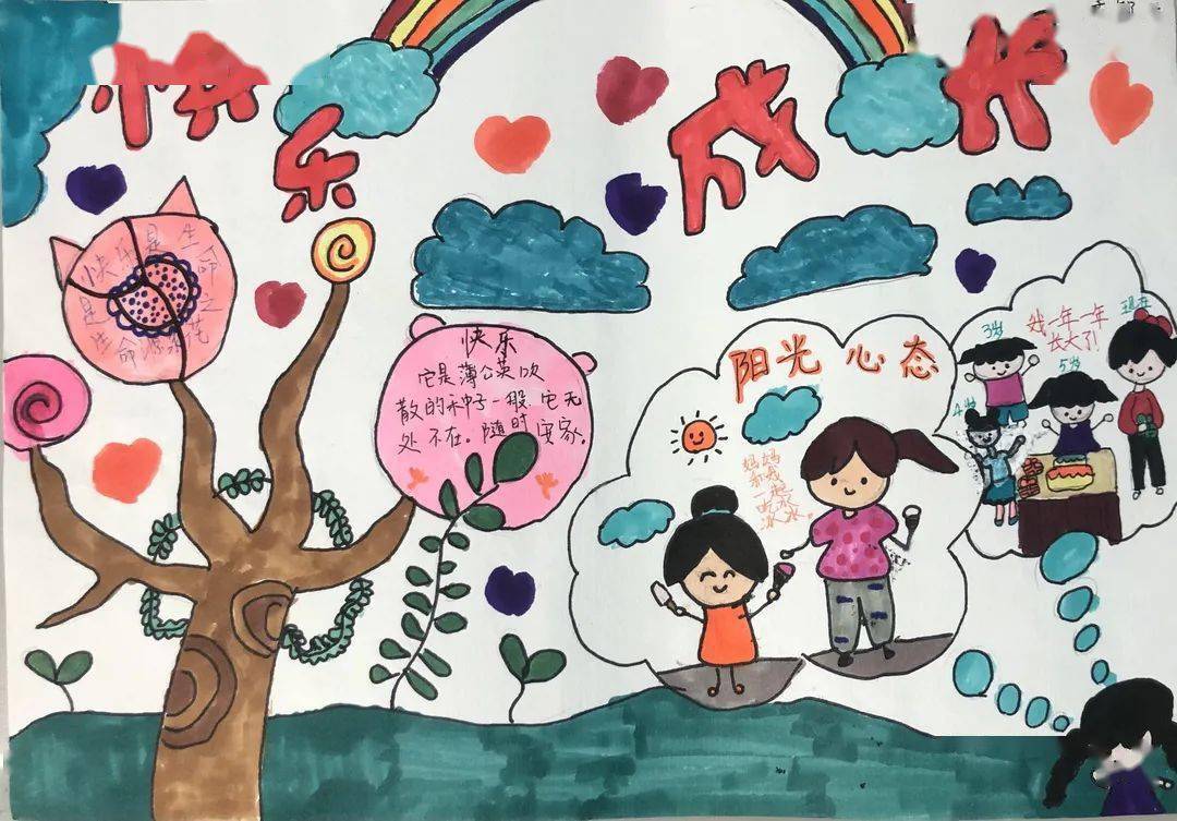 感恩生命快乐成长东莞市麻涌镇古梅中心小学2021年心理活动周