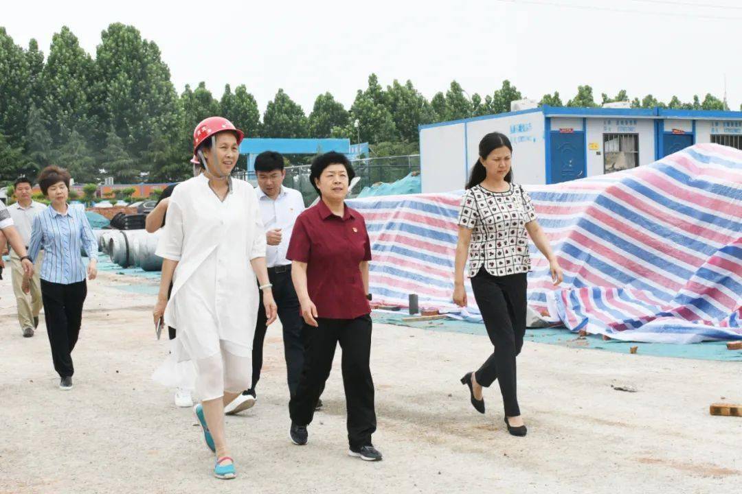 县委书记安颖芳深入一线督导调研重大项目建设情况