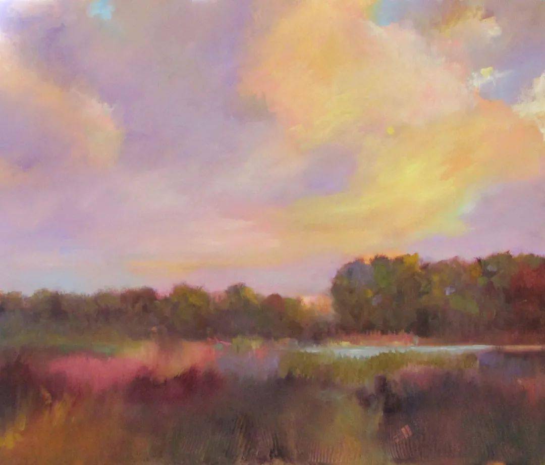 伊芙·米勒67(eve miller).色粉画风景