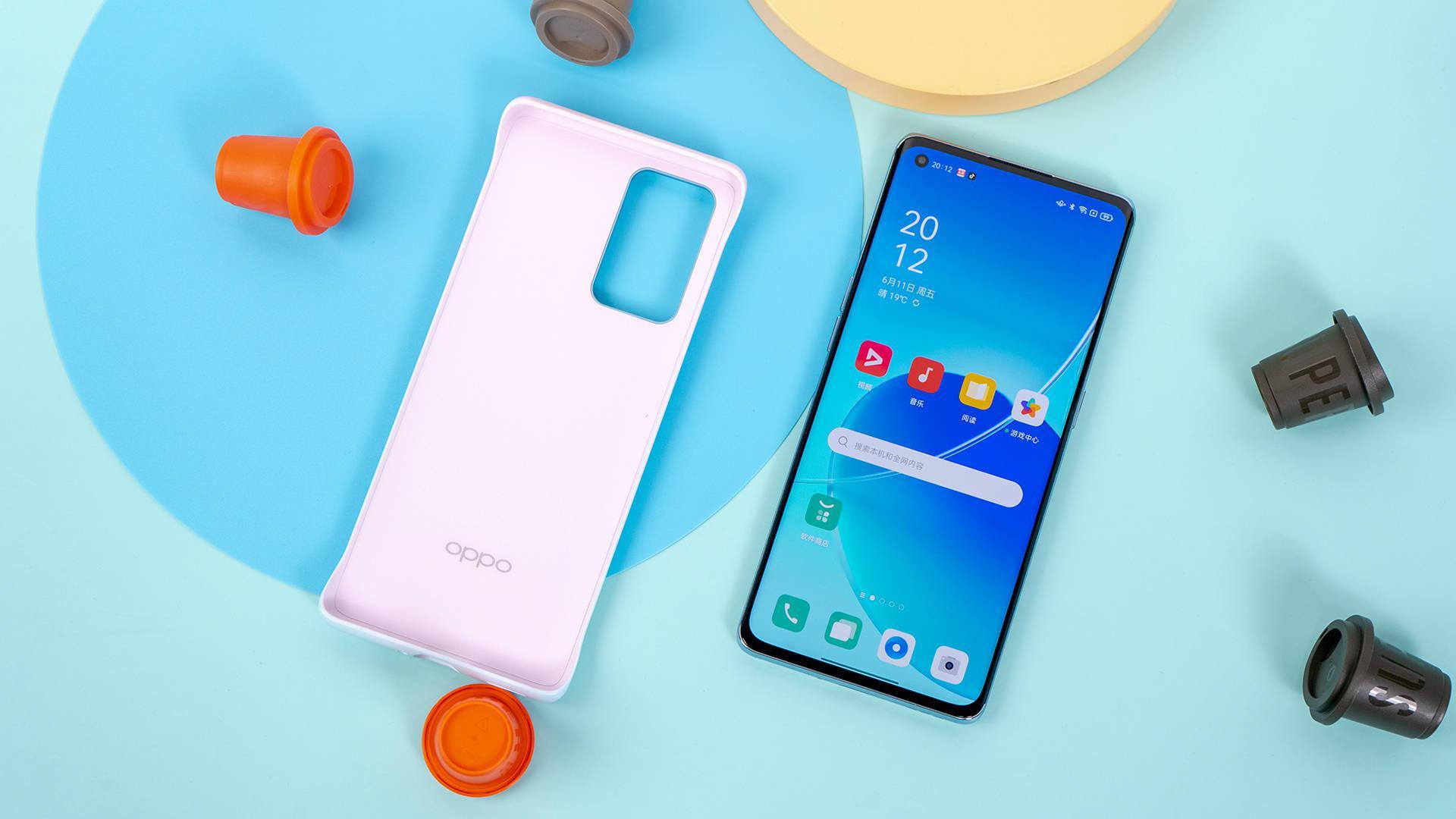 补光自拍神器opporeno6pro焕采补光保护壳图赏