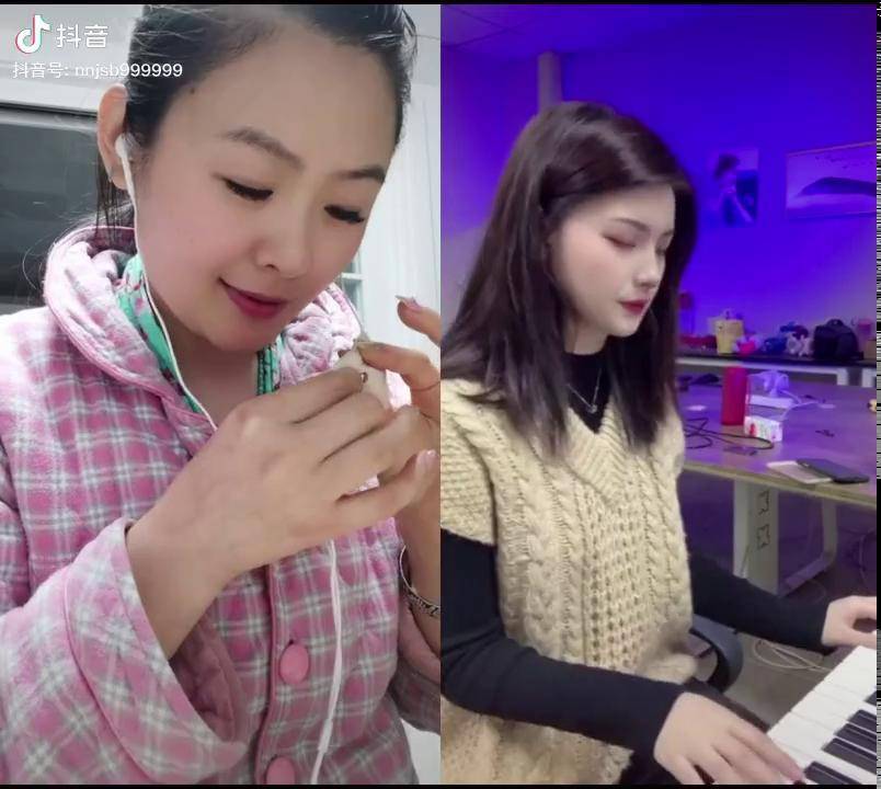 和葛漂亮每晚9点准时直播一起合拍