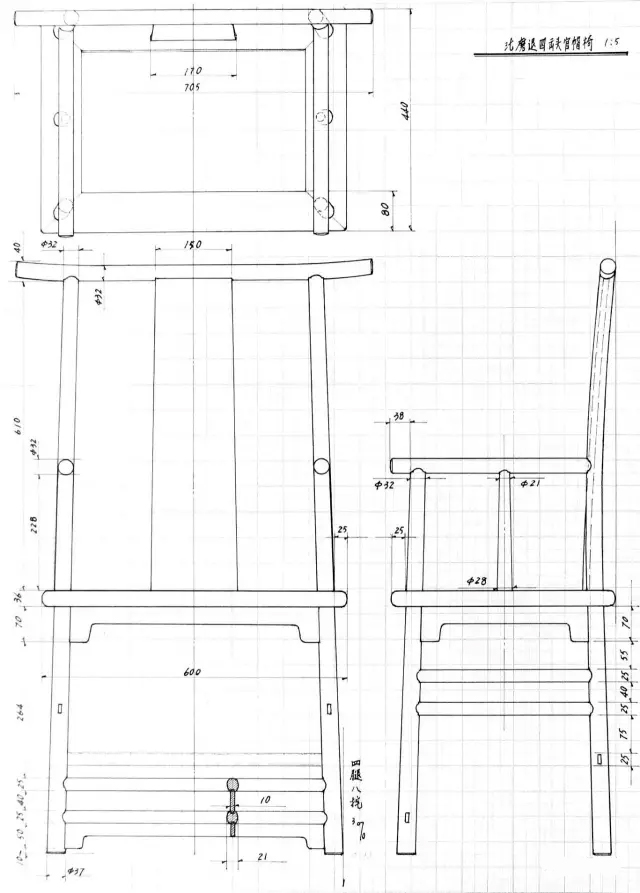 干货分享中国古典家具制作手绘图纸100张详情图