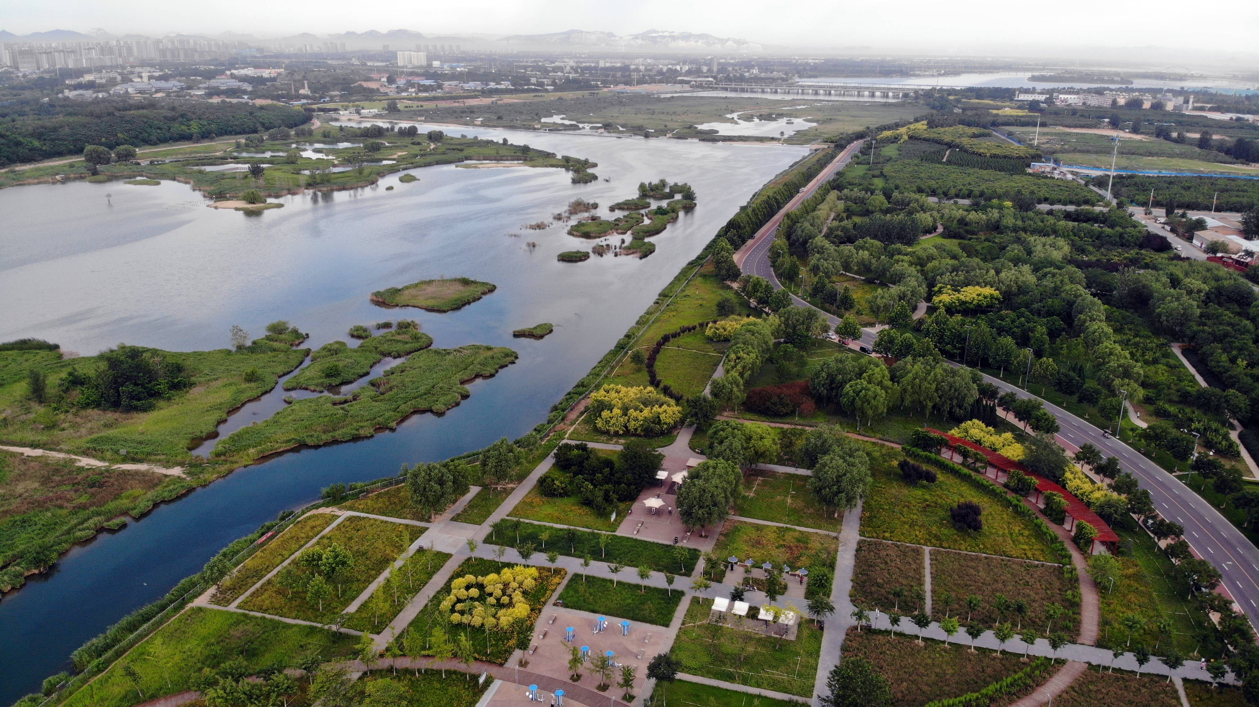 滹沱河生态旅游景区图片