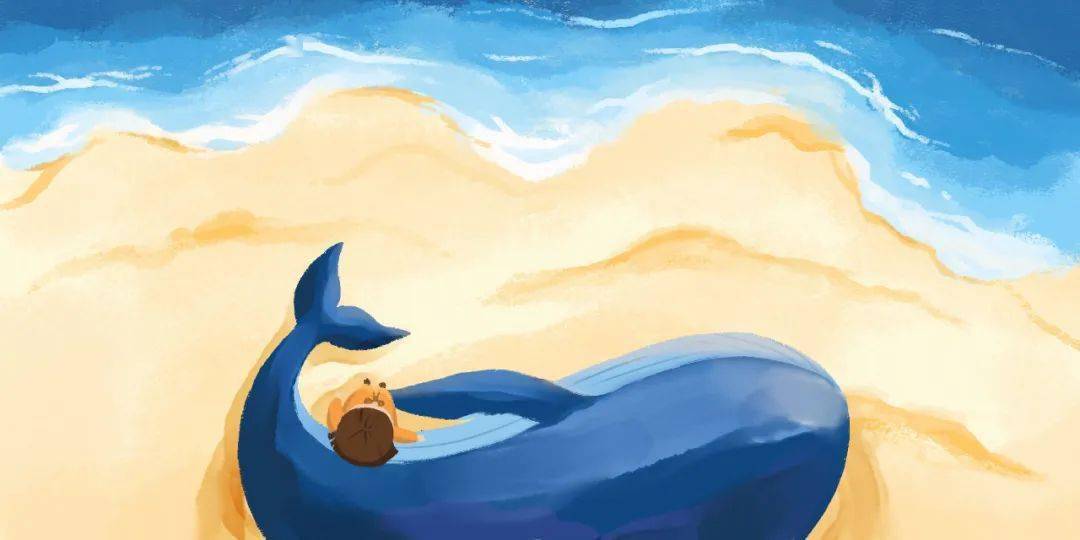 故事讲述的是一只鲸鱼,因为不顾自己安危救了一个落水的小女孩,搁浅在