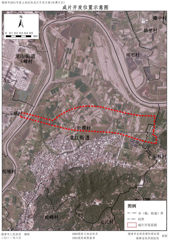 基本情况:松潭片区系规划以居住为主要功能的城市片区,位于福清东部