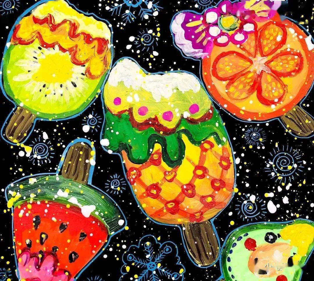 3—6岁的幼儿处于儿童绘画的象征期,表现为能够用线条或图形的简单