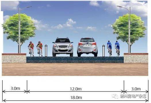 何屋路等4条市政道路断面图