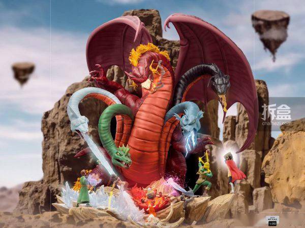 ironstudios120龙与地下城提亚玛特之战雕像