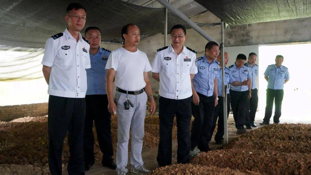 党委副书记,政委杨照义,党委委员,副监狱长卢彬一行8人到长顺县磨谢村