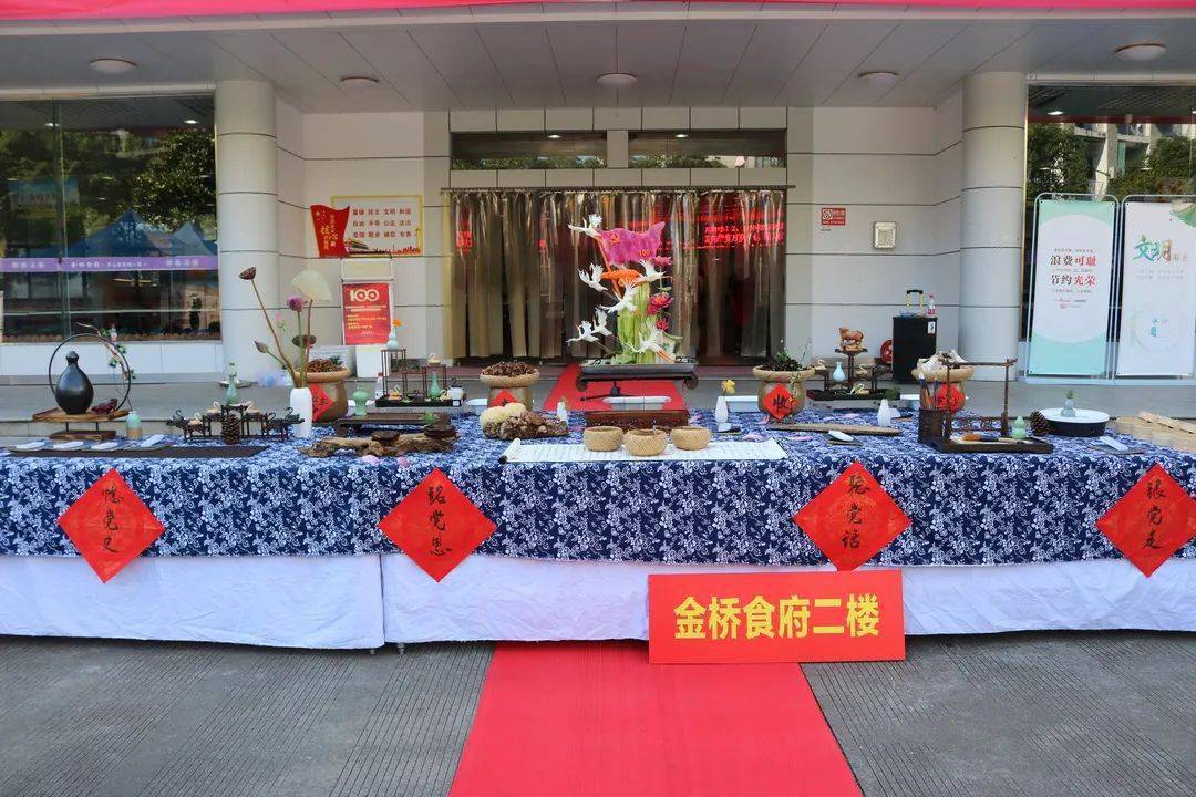 舌尖上的丽院喜迎建党100周年立足岗位展技能暨菜品展示会展台投票