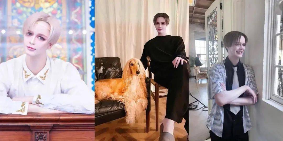 他和一堆假人模特拍广告,从成片来看,就只有真父亲桑田真澄格格不入