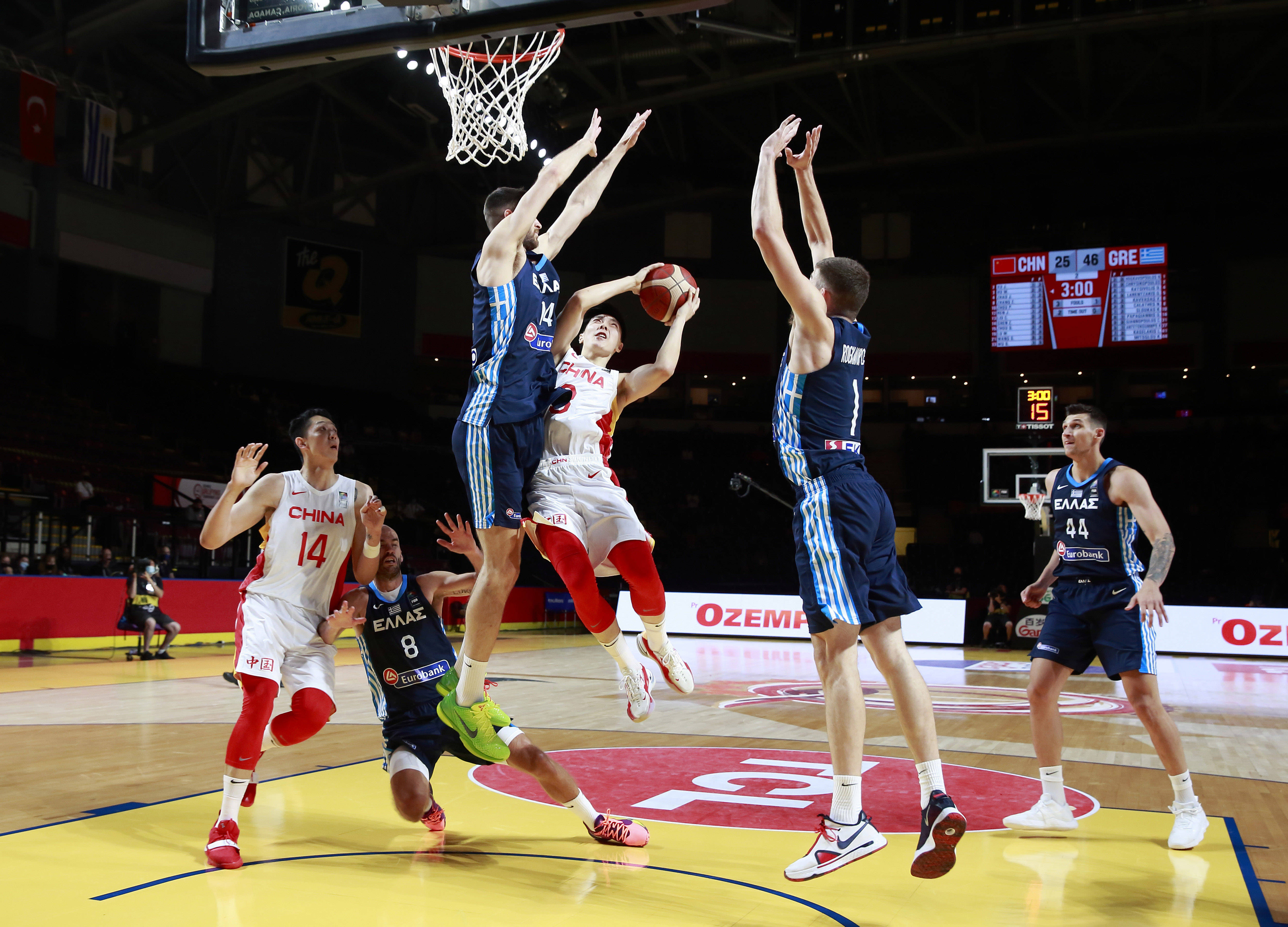 篮球奥运会落选赛中国男篮不敌希腊无缘东京奥运会