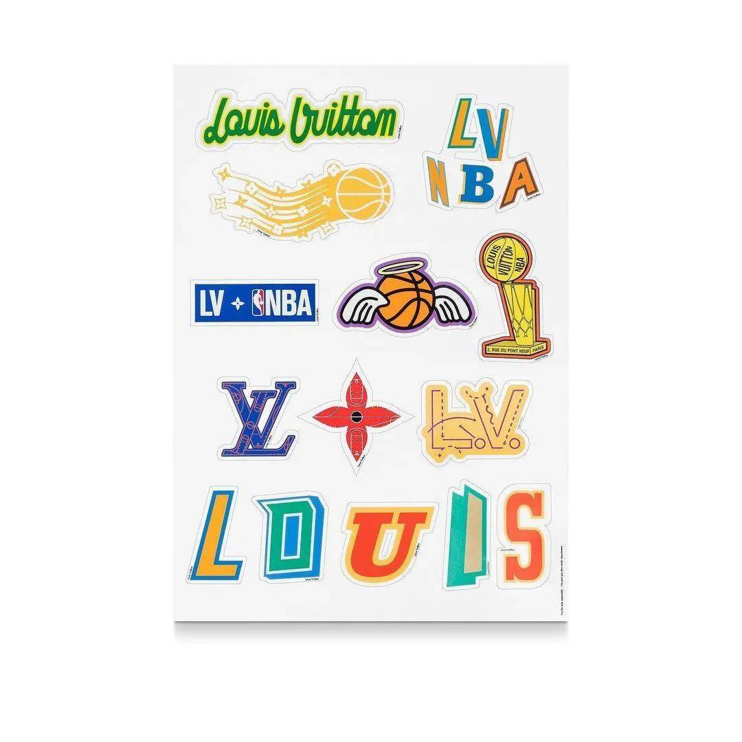 76 滑动查看更多图片,via:lvlv与nba再度合作,推出篮板,篮球和贴纸