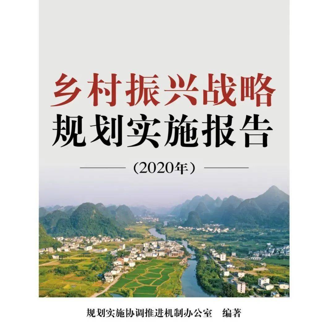 《乡村振兴战略规划实施报告(2020年》来啦!