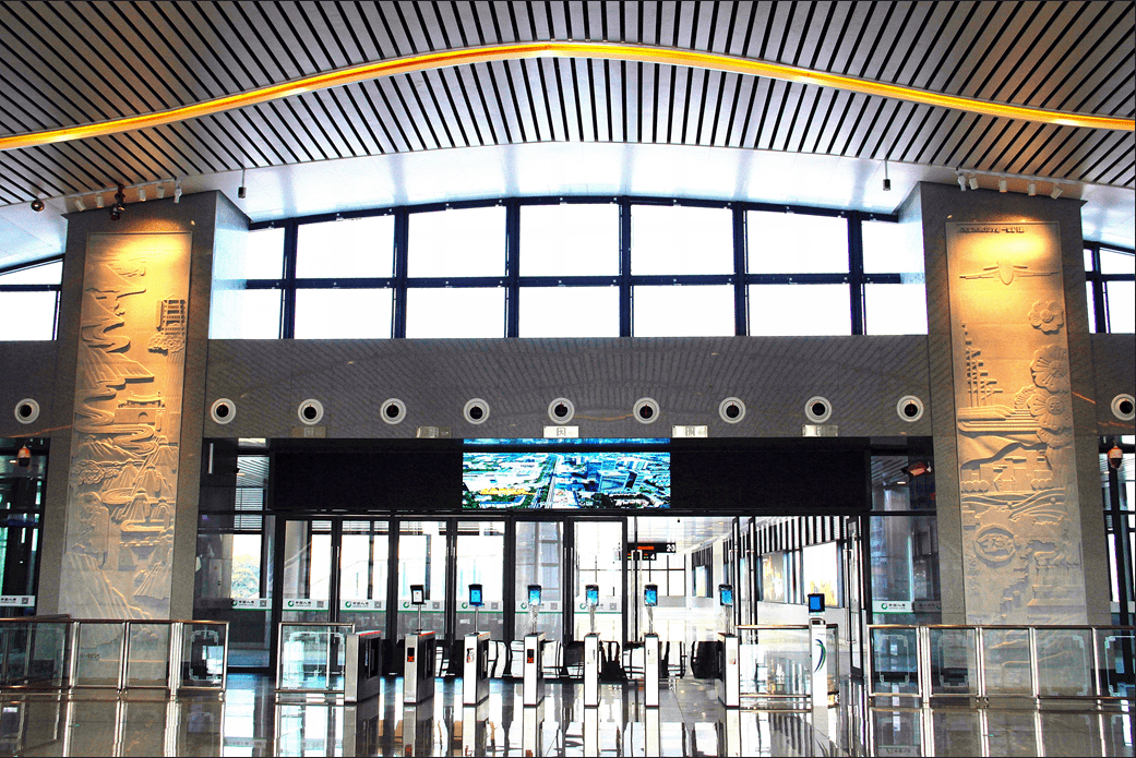 苍南站站台图片