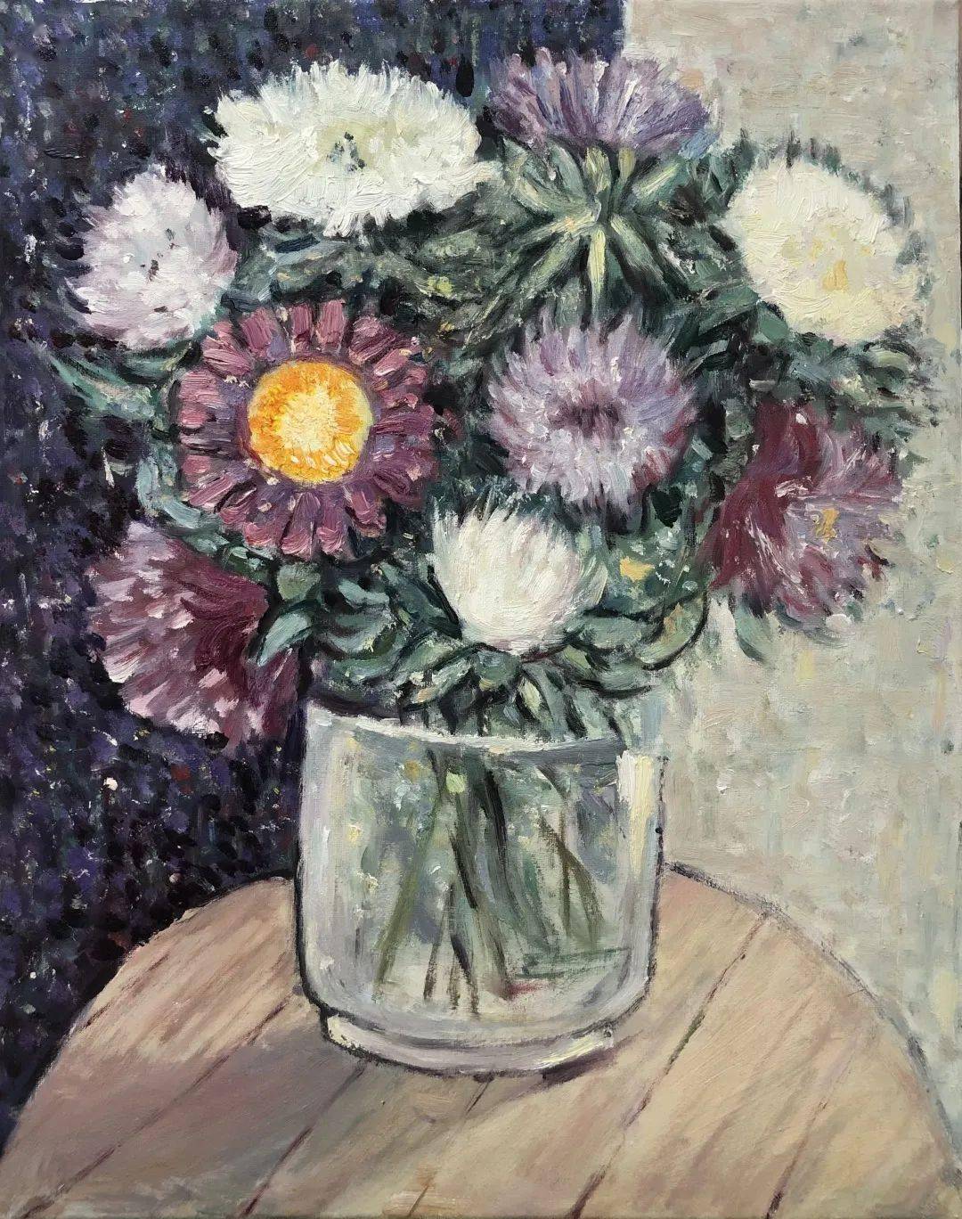 课程展|18视传《艺术选修:油画技法和临摹》_莫奈