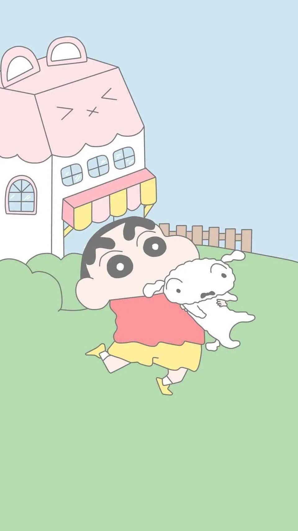 壁纸啰可爱蜡笔小新系列壁纸背景图