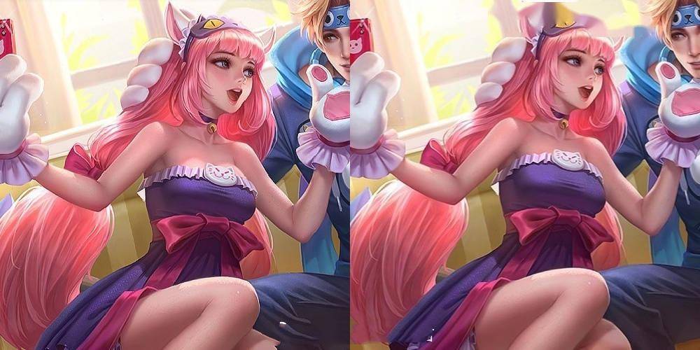 王者荣耀英雄原画修改,女英雄胸口布料增加,虞姬腿变短鲜血变紫烟