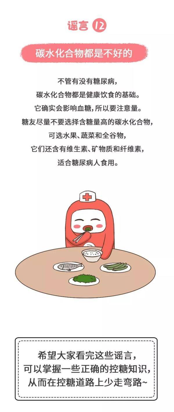 中国|一图读懂：糖尿病12大谣言，大家别再相信了！