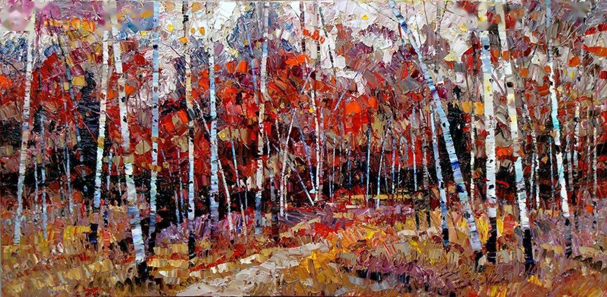 美国画家罗伯特摩尔风景油画作品欣赏