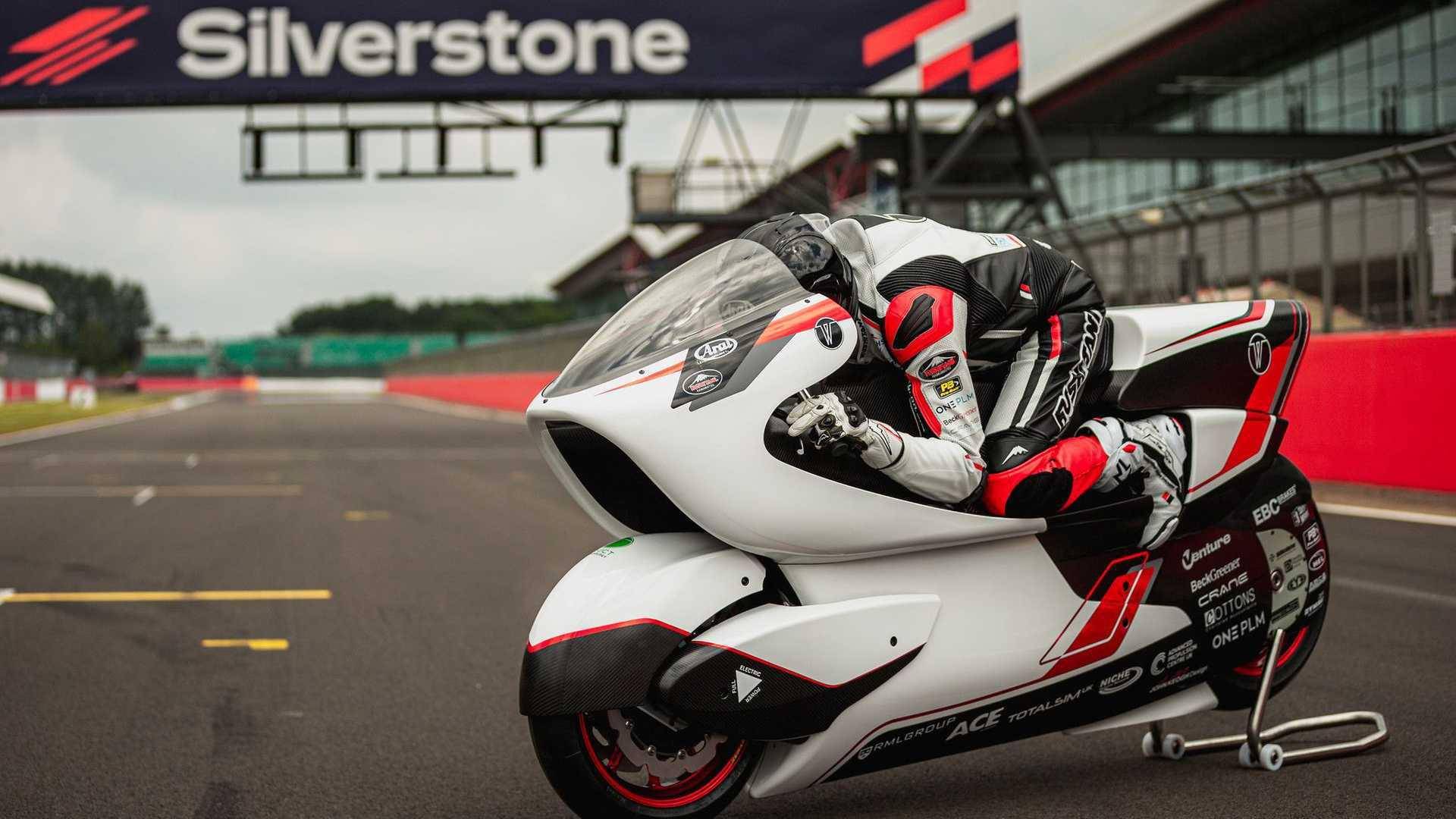 whitemotorcycleconcpets在银石推出竞速电动摩托车wmc250ev