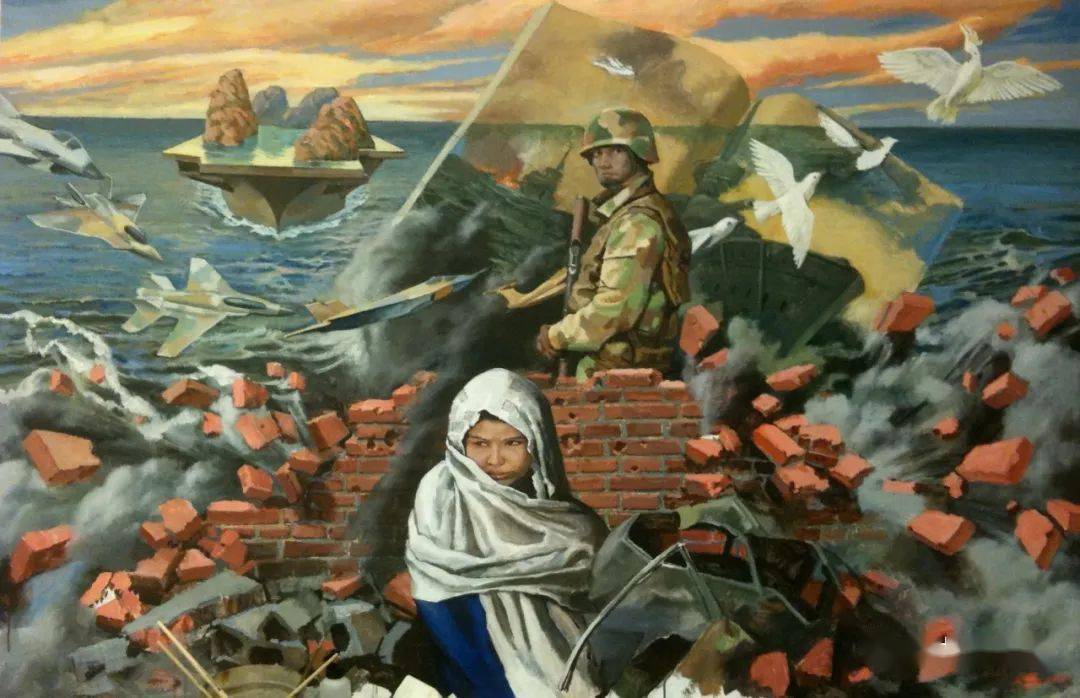 战争与和平的绘画作品图片