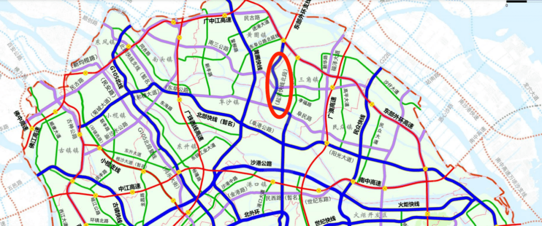 中山重磅规划4条快速路连马鞍岛民众小榄直通深中通道