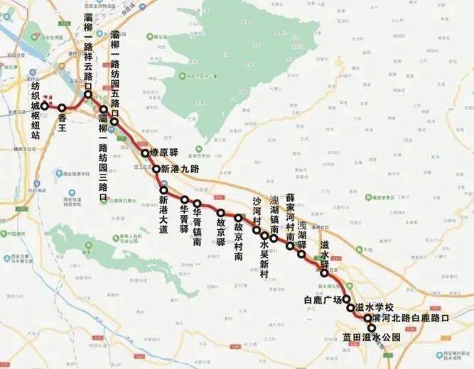 据蓝田宣传近日发布的消息:目前该线路处于试运营期内,始发站为西安
