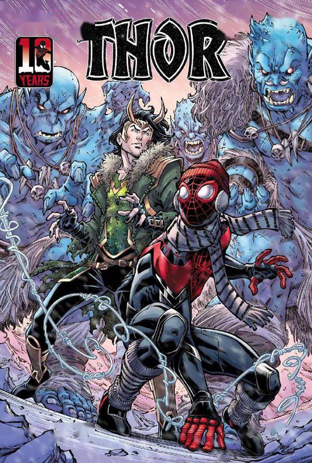 「蜘蛛侠 迈尔斯·莫拉莱斯」十周年纪念封面公开