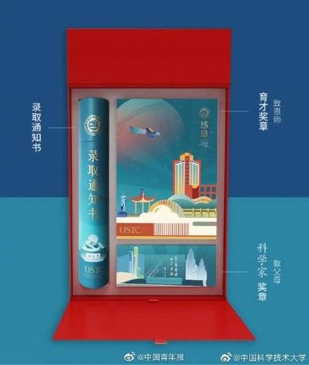 育才|中科大录取通知书里有2枚勋章