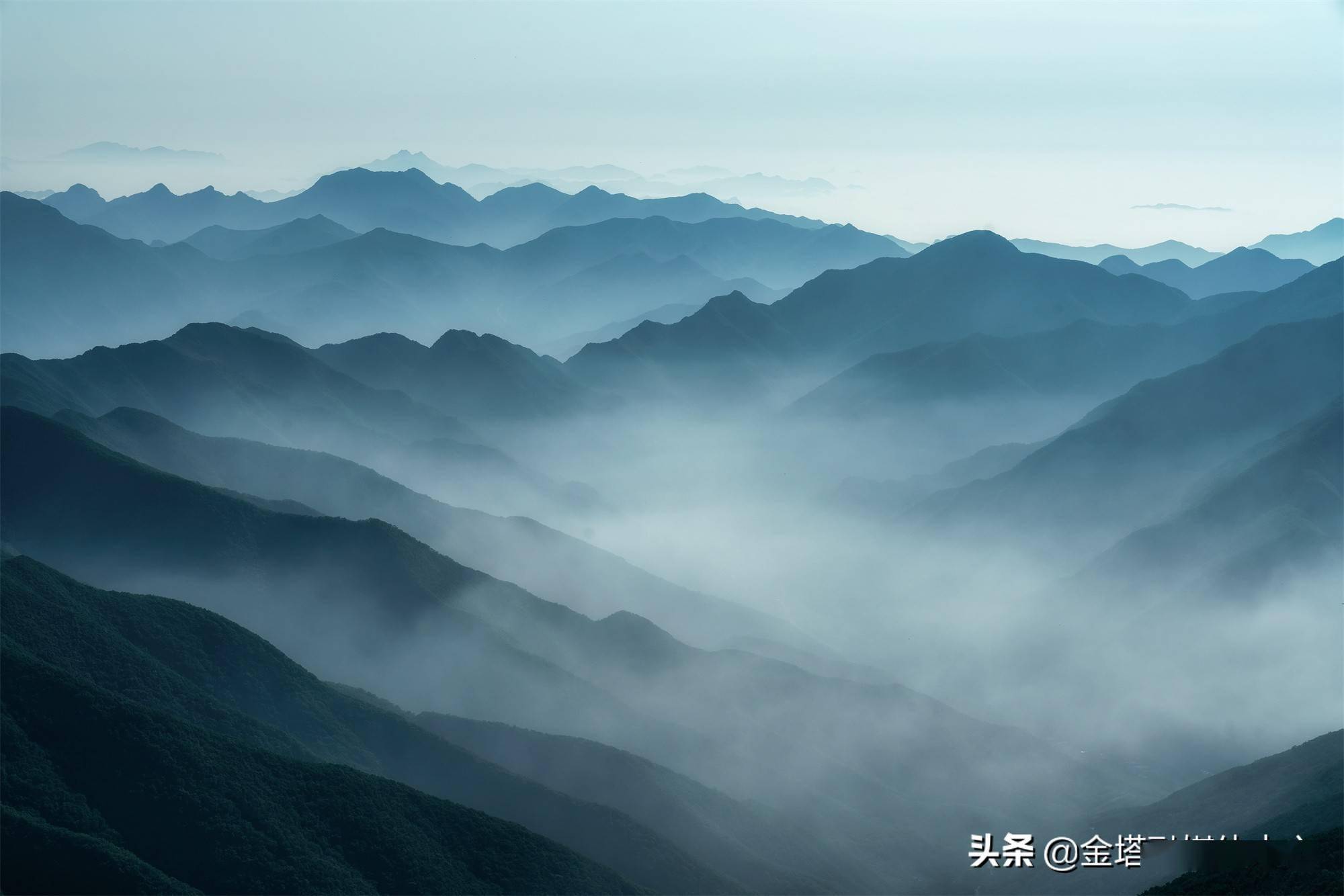 「青山绿水」辽宁庄河市:步云山云海美如画