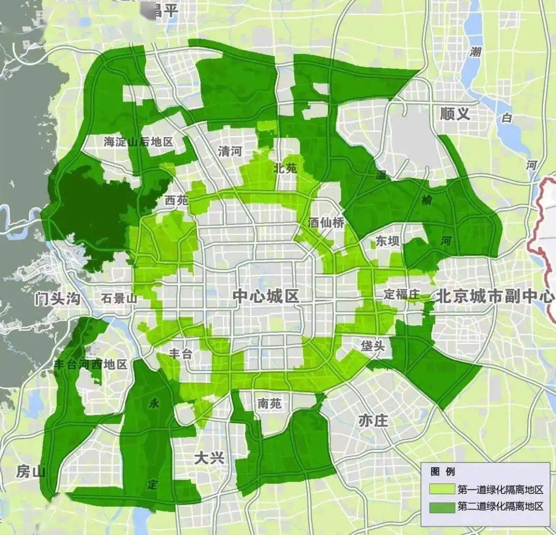 一綠地區將建環首都功能核心區高品質公園群