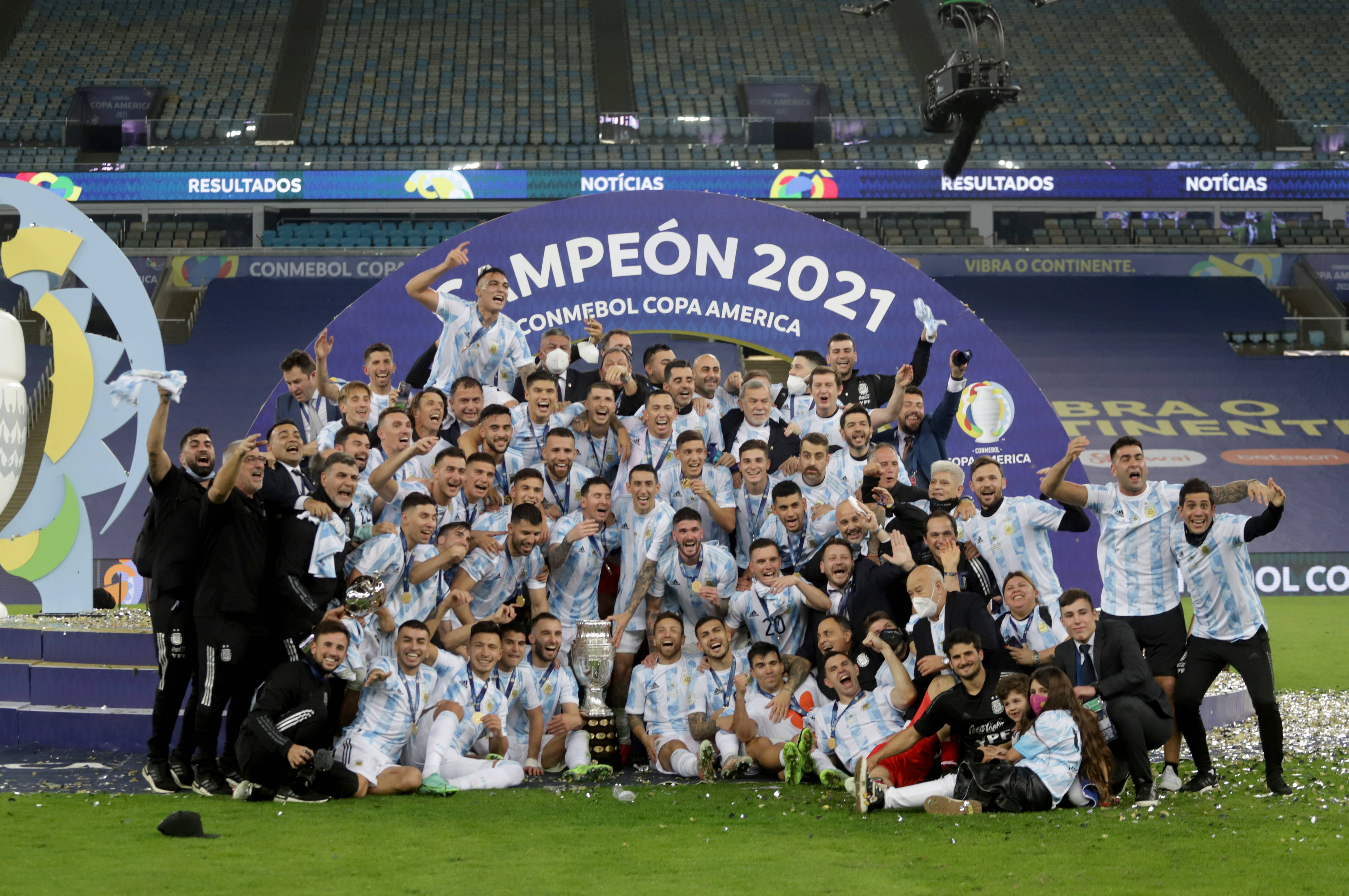 足球美洲杯阿根廷队夺冠
