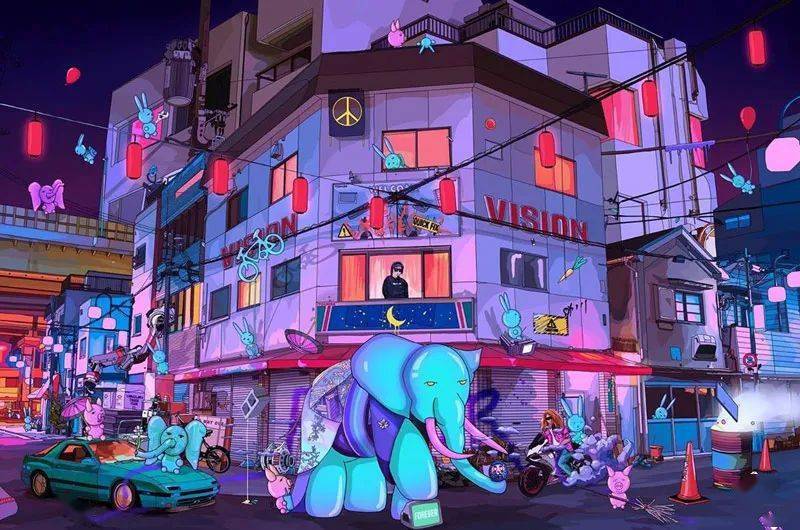 赛博朋克插画大赏